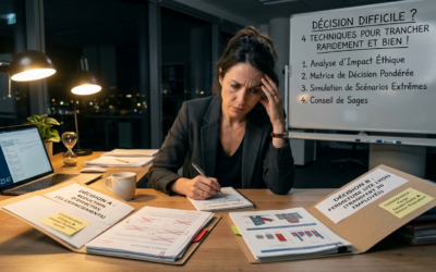 Décision difficile ? 4 techniques pour trancher rapidement et bien !