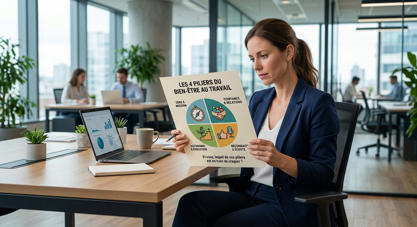 comprendre les 4 piliers du bien-être en entreprise.