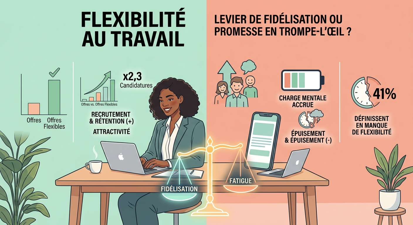Les 2 facettes de la flexibilité au travail.