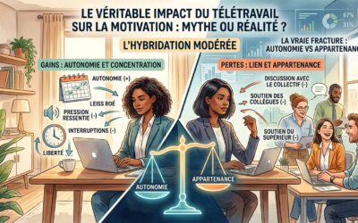 Le véritable impact du télétravail sur la motivation : mythe ou réalité ?